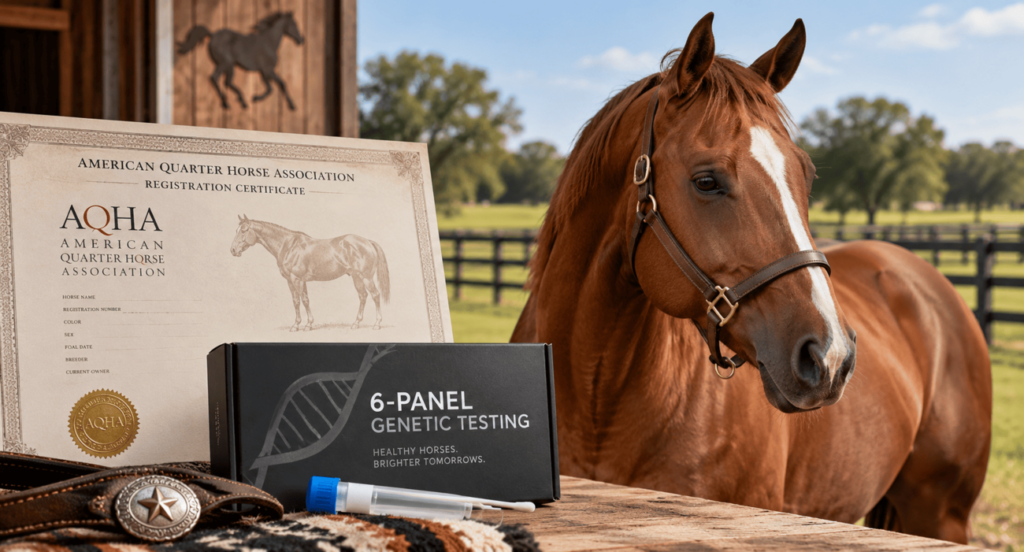 AQHA registered Quarter Horse mare Discos Last Time at 4 Stallions Ranch in Georgia